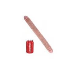 Thick Double Dildo 16 inch - Beige